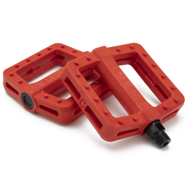 CINEMA Tilt Plastic Pedals, Red